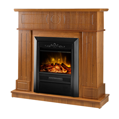 Electric fireplace Ambasador & Cristina, 1000x1048x300 mm, 2000W, 2 heating levels, 5 flame brightness levels, Timer