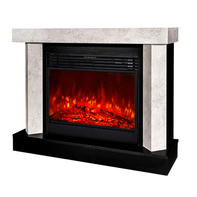 Electric fireplace Palermo & Mirabella,  900x1150x350 mm, 1950W, Crackling sounds, 5 flame brightness levels, Timer
