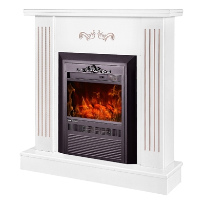 Electric fireplace Smile & Cristina, 905x940x265 mm, 2000W, 2 heating levels, 5 flame brightness levels, Timer