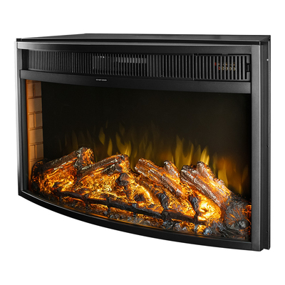 Elbrus electric fireplace insert, 495x868.2x310 mm, 1950W, Crackling sounds, 5 flame brightness levels, Timer