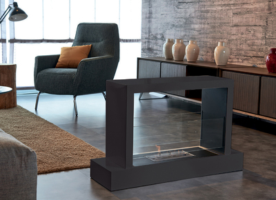 Biofireplace Rome, sizes (H*W*D): 625*1000*300 mm, 2500 W