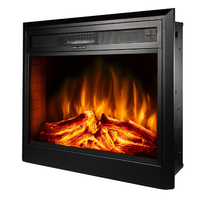 Carmen electric fireplace insert, 635x780x225 mm, 1950W, 2 heating levels, 5 flame brightness levels, Timer