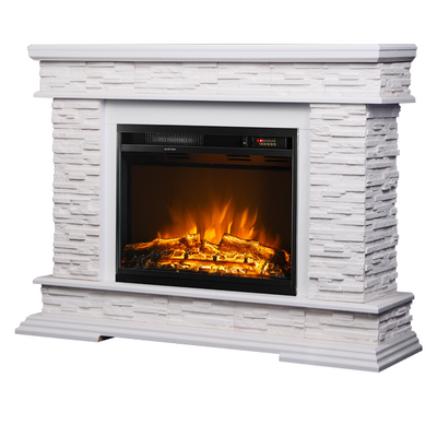 Electric fireplace Stone & Lorance, 880x1180x305 mm, 1500W, 3 flame colors, 2 heating levels, 5 flame brightness levels