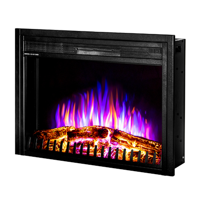 Capri electric fireplace insert, 505x715x185 mm, 1500W, 3 flame colors, 3 flame speed levels, 2 heating levels