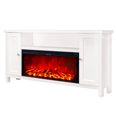 Electric fireplace Mozart & Tasmania, 750x1500x300 mm, 1500W, 2 heating levels, 5 flame brightness levels, Timer