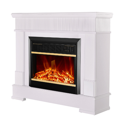 Electric fireplace Ideal & Mars, 882x1045x275 mm, 1500W, 2 heating levels, 5 flame brightness levels, Timer