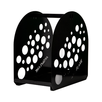 Metal support for storing wood Bubble
