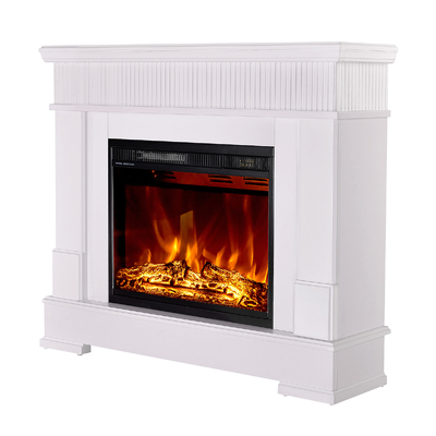 Electric fireplace Ideal & Lorance, 882x1045x275 mm, 1500W, 3 flame colors, 2 heating levels, 5 flame brightness level