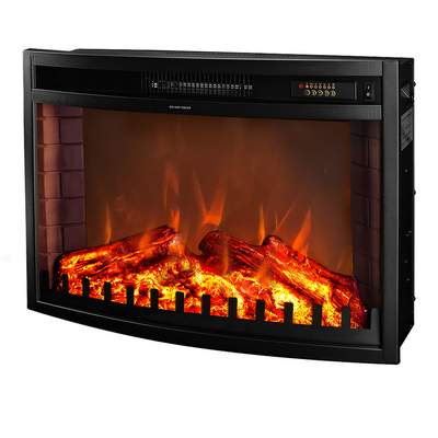 Zakynthos electric fireplace insert, 506x711x204 mm, 1500W, 2 heating levels, 5 flame brightness levels, Timer