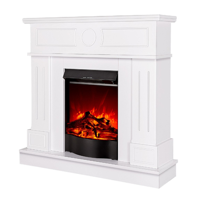 Electric fireplace Ambasador & Corsica, 1000x1048x300 mm, 1500W, 2 heating levels, 5 flame brightness levels, Power button